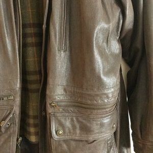 Adventure Bound Heavy Brown Leather Coat